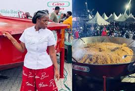 Hilda Baci Sets World Record for Largest Pot of Jollof Rice
